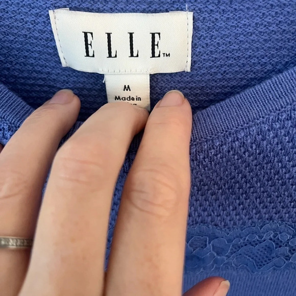 Blue Elle short sleeve women’s cardigan like material - Picture 6 of 9